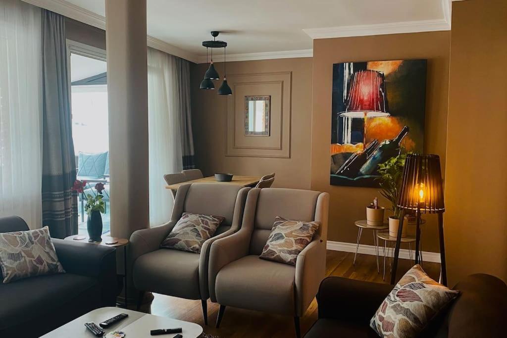 Sisli Osmanbey Taksim Large Terrace, Quietness And Space Appartement Istanboel Buitenkant foto